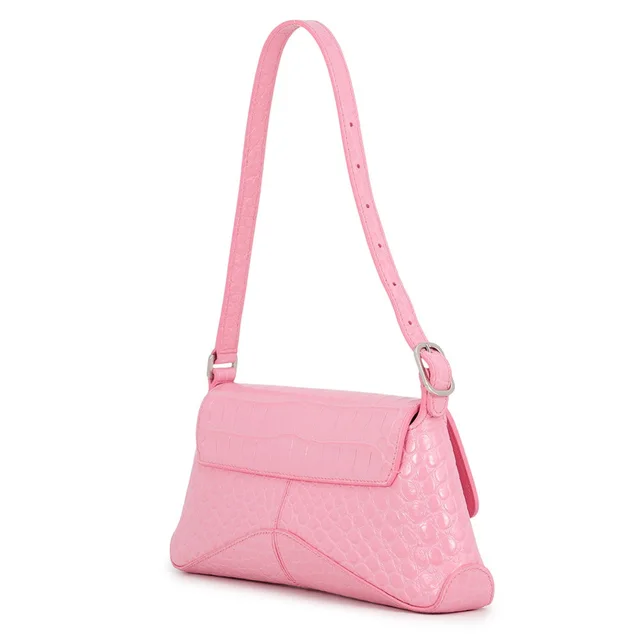 Balenciaga XX Flap 2WAY Bag Pink6956452108X5812 Embossed Leather Size Small in Leather from GALLERY RARE, photo 2 of 3