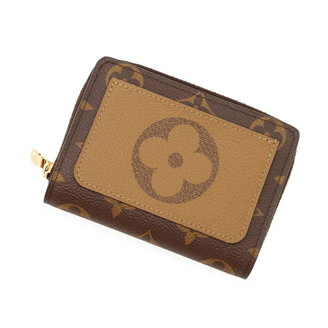 Louis Vuitton Portefeuille Lou NoirM81461 Monogram/ Reverse Canvas in Canvas from GALLERY RARE