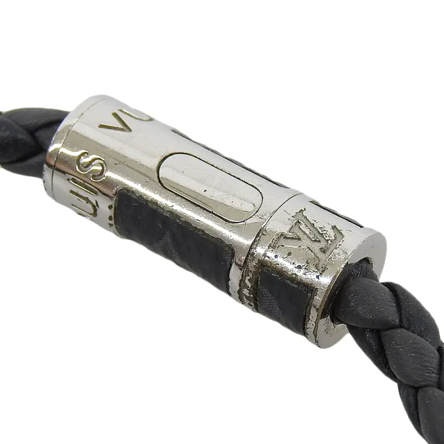 Louis Vuitton Monogram Eclipse Bracelet M6588 in Black Coated/Waterproof canvas from LuxUness, photo 4 of 7