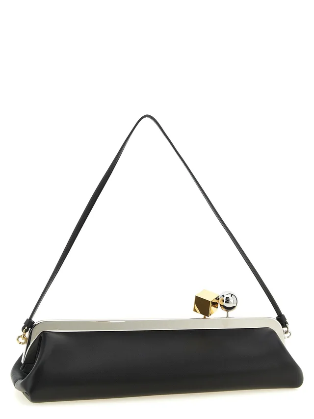 Jacquemus Clutch — Black Lambskin Leather in Black Lambskin from HEWI, photo 2 of 2