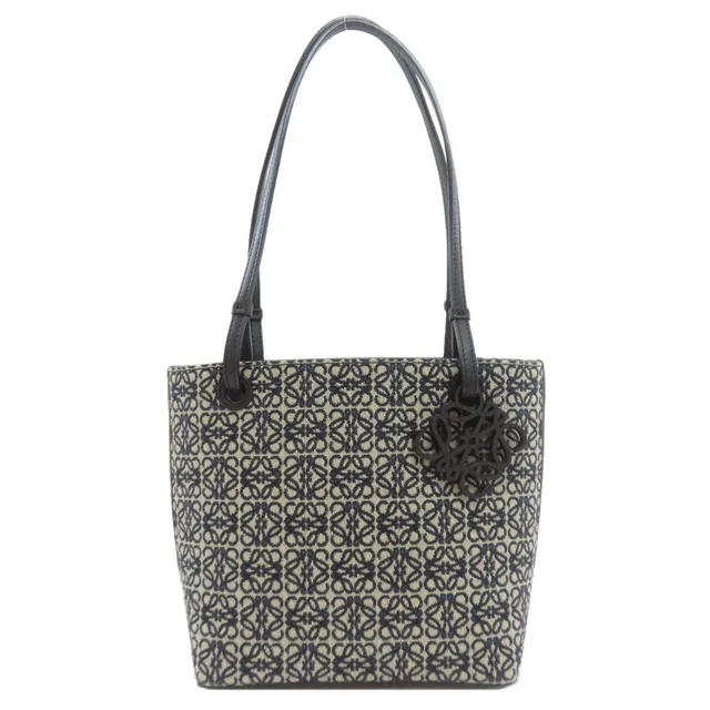 Loewe Anagram Tote Bag Canvas Leather in Canvas from The Reluxe
