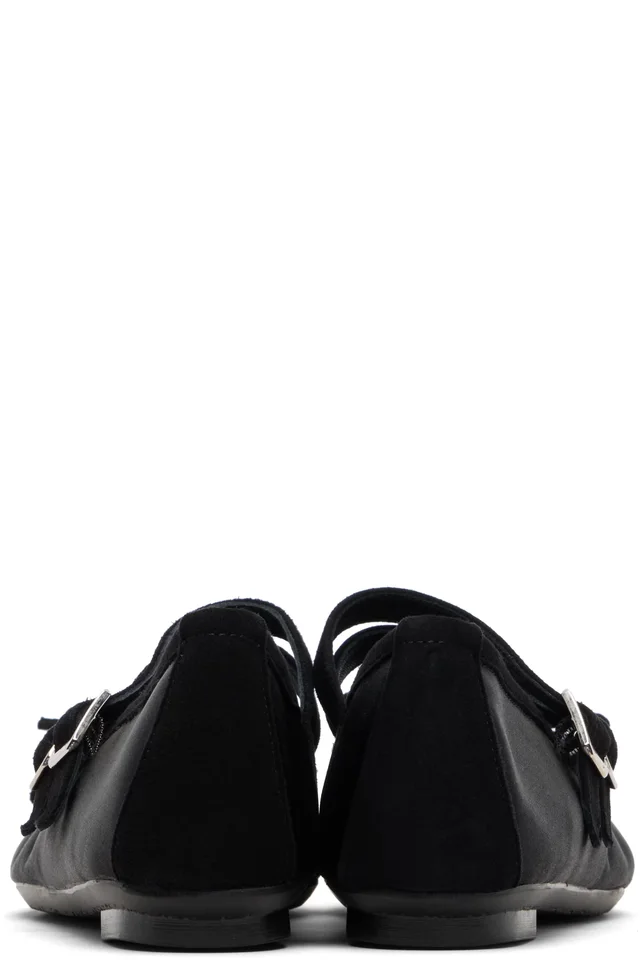 Hai Black Reqins Edition Hemily Ballerina Flats, photo 2 of 5 from SSENSE