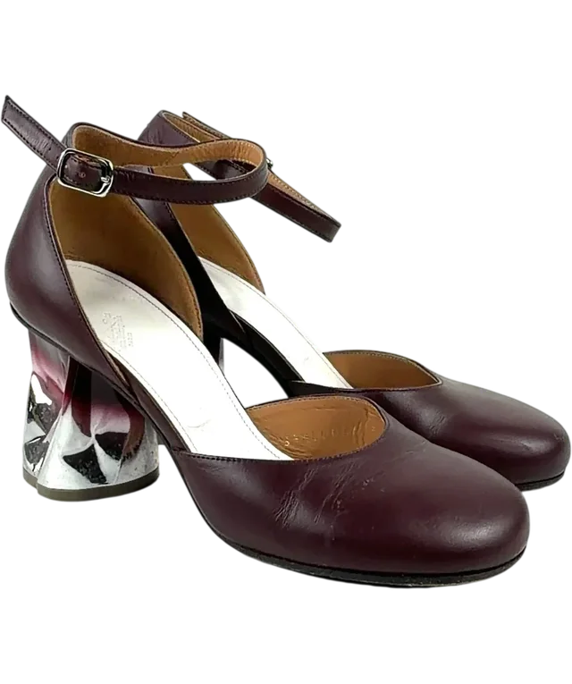Maison Margiela Purple Sculptural Heels UK 4 from Reliked