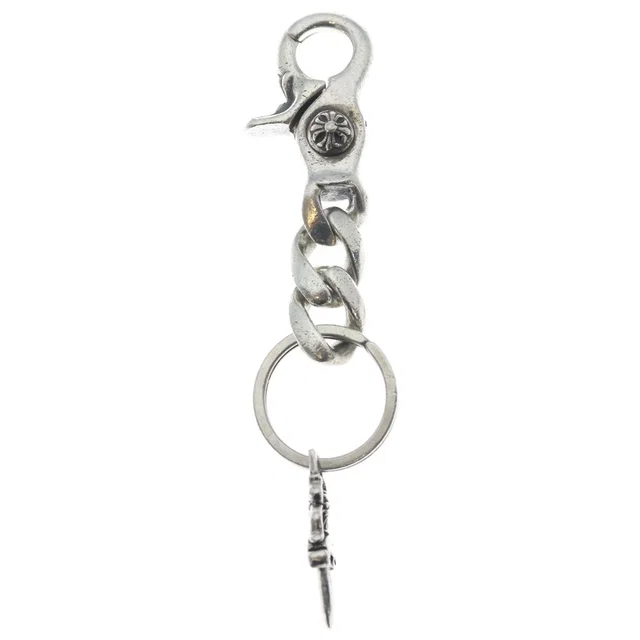 Chrome Hearts Classic-s Short Classic Link Key Chain Silver Key Holder in Silver from The Reluxe