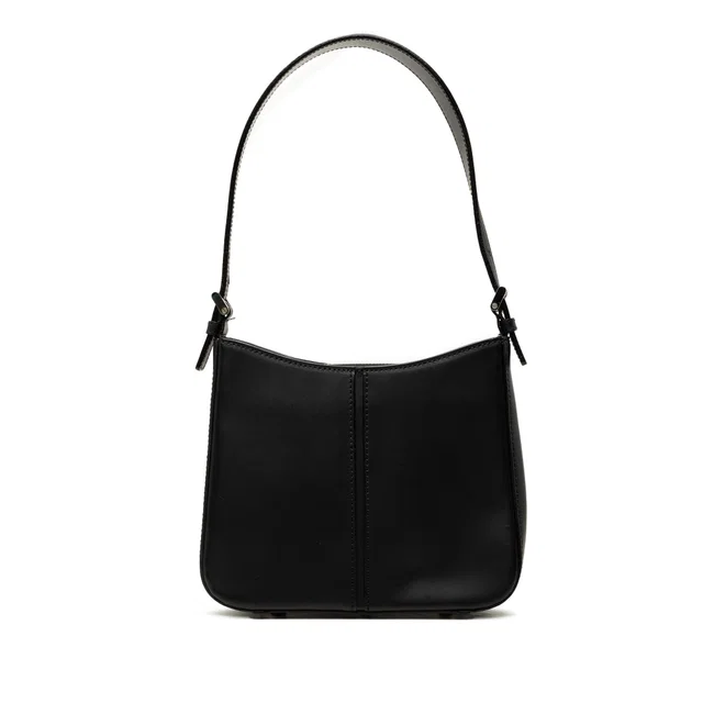 Black Burberry Leather Shoulder Bag in Black Leather from Designer Revival
