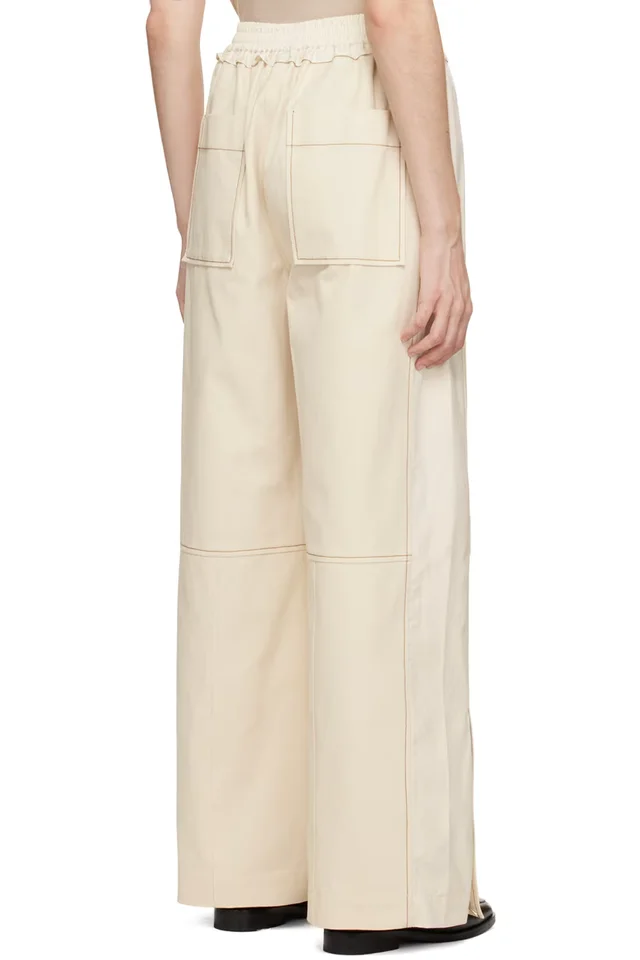 3.1 Phillip Lim Off-White Paneled Lounge Pants, photo 3 of 3 from SSENSE