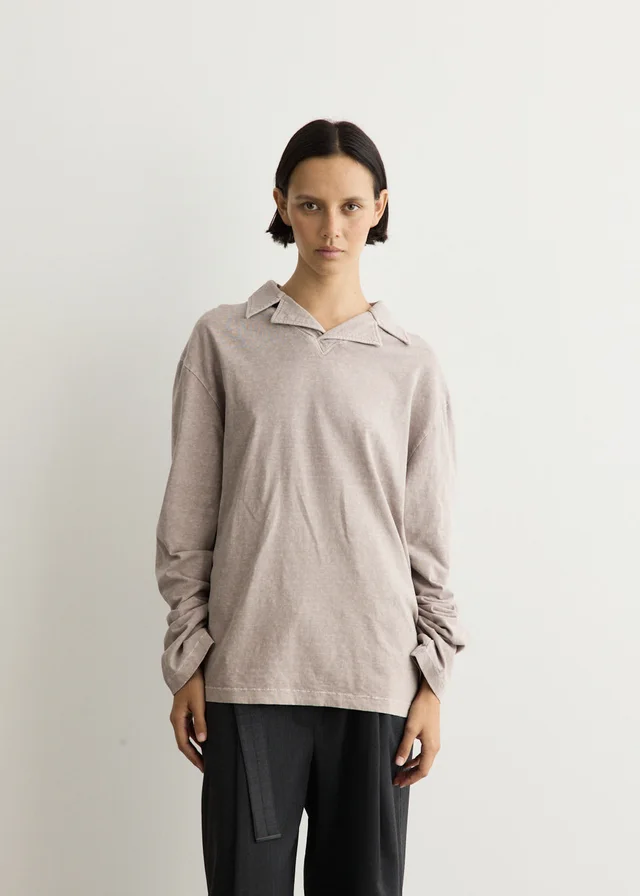 Low Classic Washed Jersey Long Sleeve T-Shirt in Pink from Incu, photo 1 of 1
