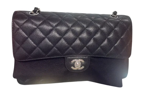 Chanel Medium Classic Flap in Caviar leather from Luxury Promise