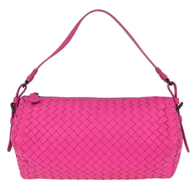 Bottega Veneta Intrecciato Leather Pink Bag in Pink Woven leather from HEWI