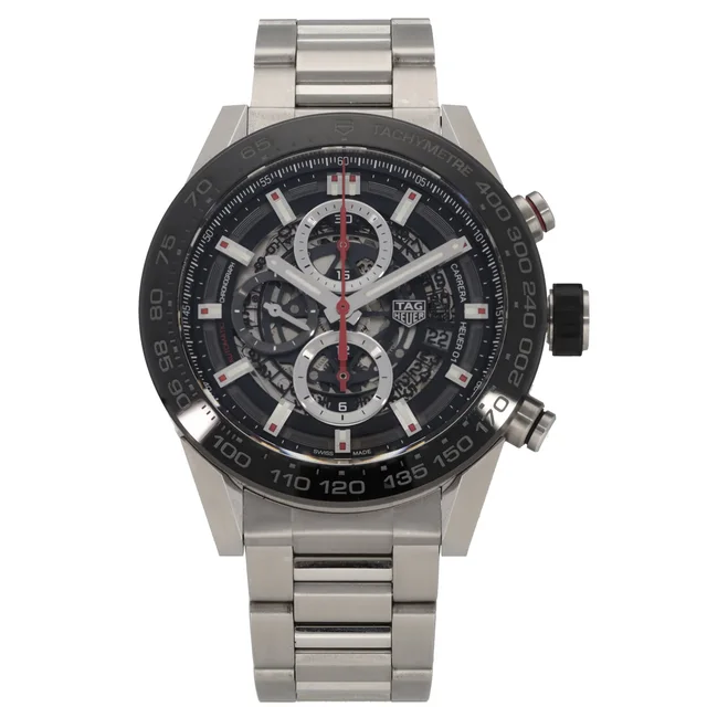 TAG Heuer Carrera CAR2A1W 43mm Stainless Steel Watch from H&T