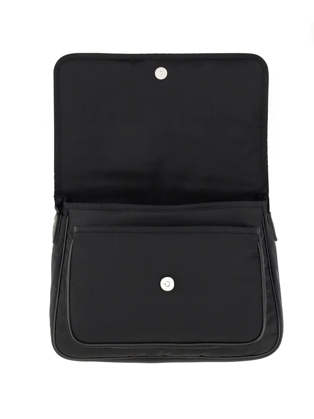 Saint Laurent Shoulder Bag — Black Polyamide in Black from HEWI