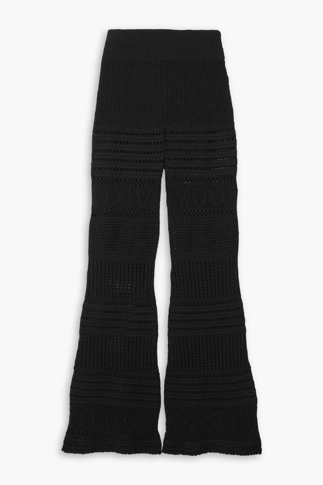 Stella McCartney Crocheted Cotton Flared Pants from THE OUTNET, photo 1 of 1