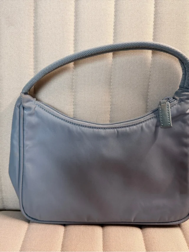 Prada Baby Blue Nylon Tessuto Hobo in blue Nylon from Poshmark, photo 2 of 6