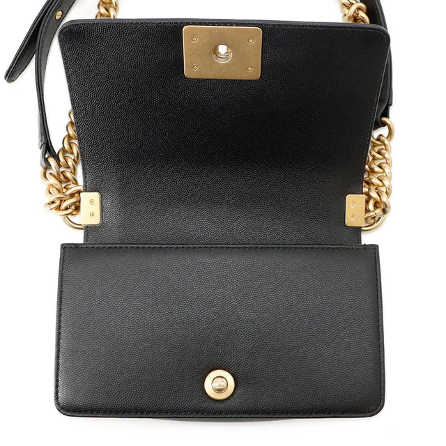Boy Chanel ChainShoulder Bag BlackA67085 Caviar Leather Size Small in Caviar leather from GALLERY RARE, photo 6 of 14