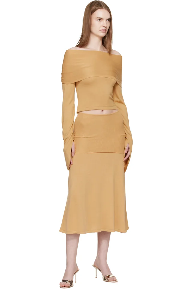 Aya Muse Tan Rylin Top, photo 4 of 4 from SSENSE