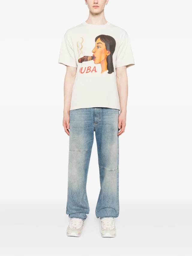 Melt cotton printed T-shirt, photo 2 of 2 from FARFETCH