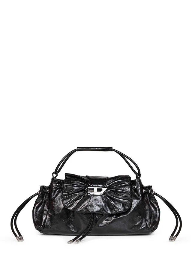 Diesel Top Handle Bag — Black Wool in Black Wool from HEWI