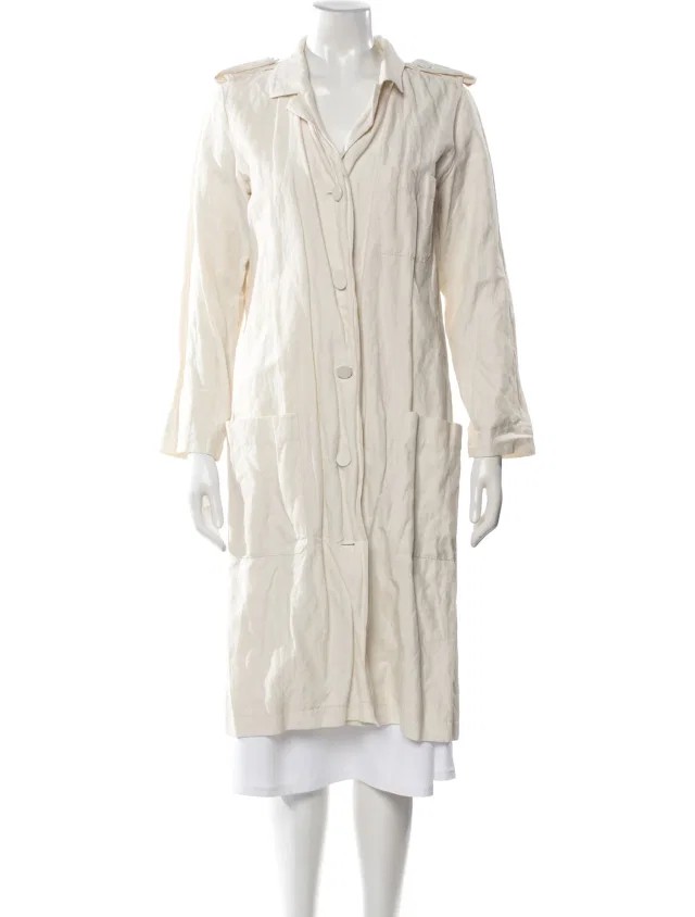 Lanvin Nylon Trench Coat in Nylon from The RealReal