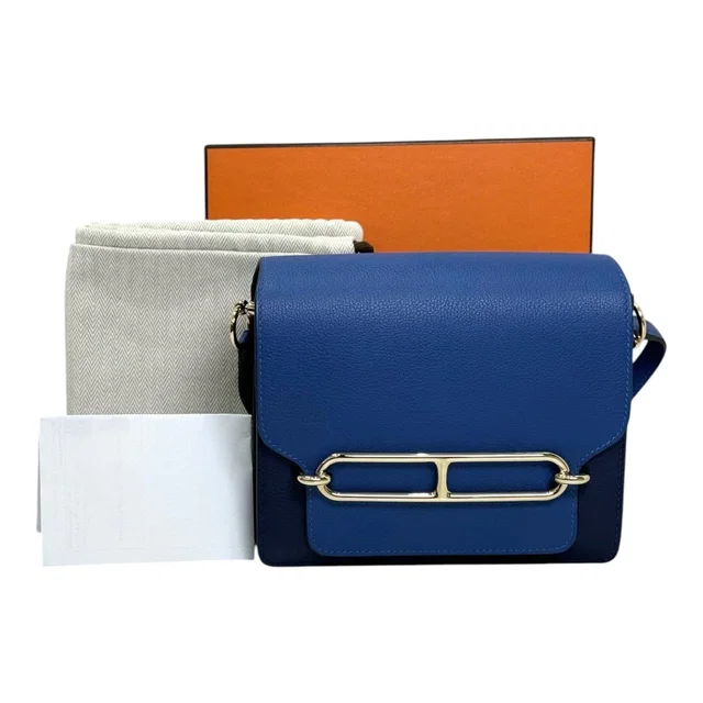 Hermès Roulis 18 in Blue Saphir /Blue France in Blue from Luxury Promise