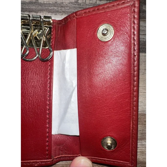 Fendi Key Case Key Holder Zucca Leather Canvas Authentic With Coa in brown|red Canvas from Poshmark, photo 8 of 13