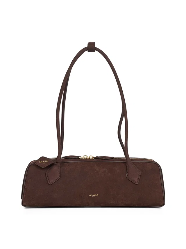 Alaïa Shoulder Bag — Brown Calf Leather in Brown Calfskin from HEWI