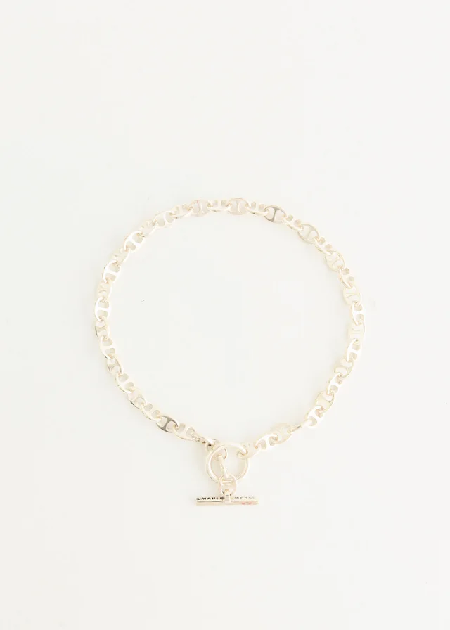 Maple Chain Link Necklace in Metallic from Incu, photo 1 of 1