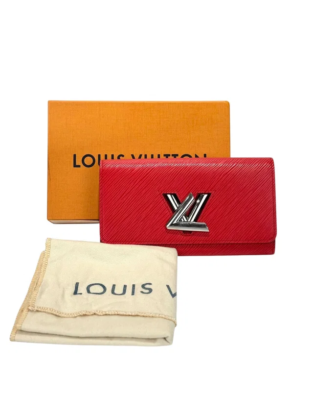 Louis Vuitton Twist Long Wallet Red Epi in Red from Luxury Promise