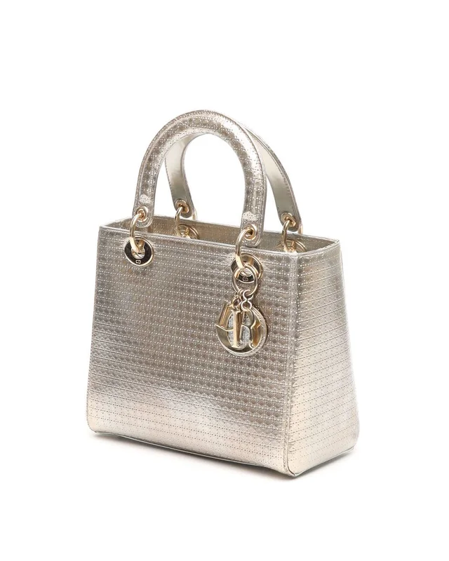 Medium Cannage Lady Dior Bag in Leather from A Retro Tale, photo 2 of 13