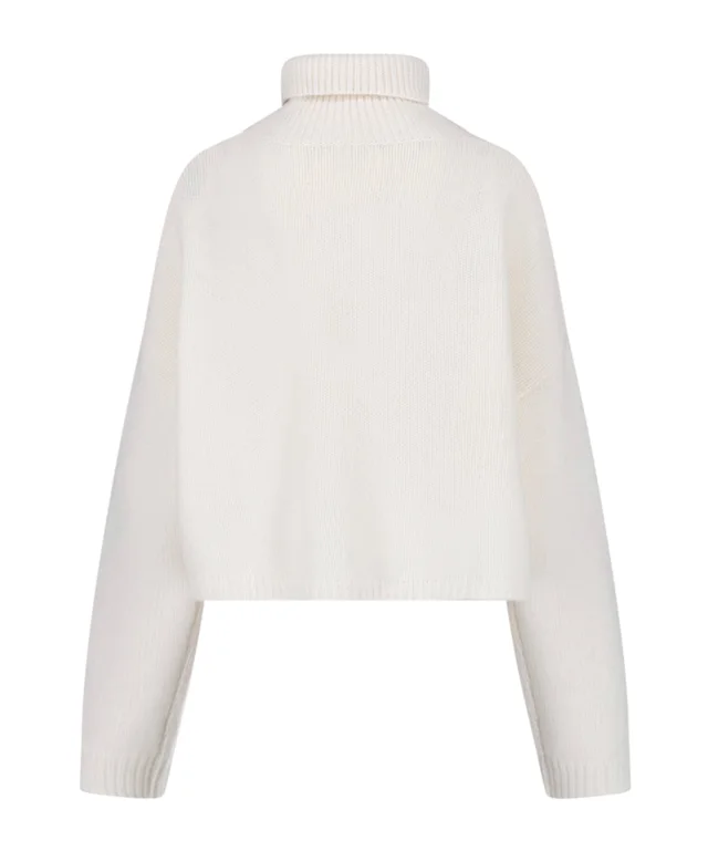 Lisa Yang Cropped Turtleneck Knitted Sweater, photo 2 of 5 from SENSER