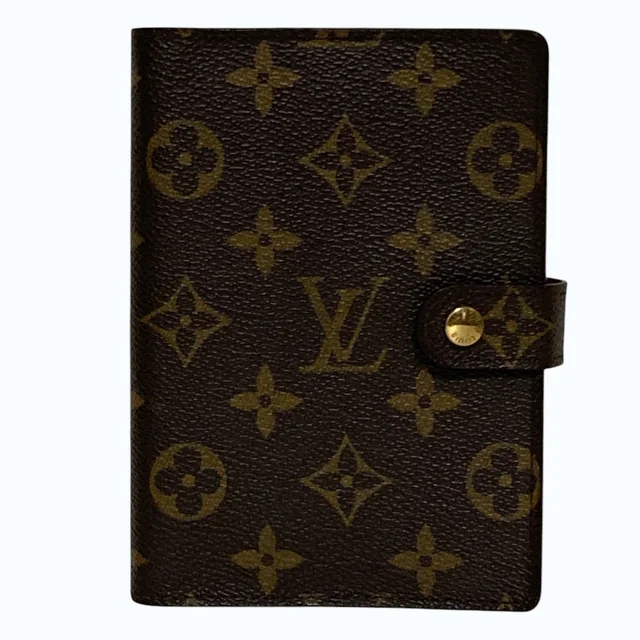 Louis Vuitton Agenda PM Monogram Notebook Cover R20005 Brown in Brown Monogram from Elady
