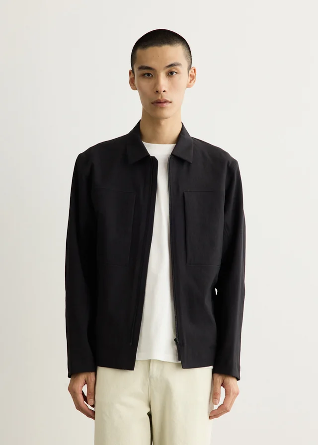 Veilance Mionn Softshell Overshirt in Black from Incu, photo 1 of 1
