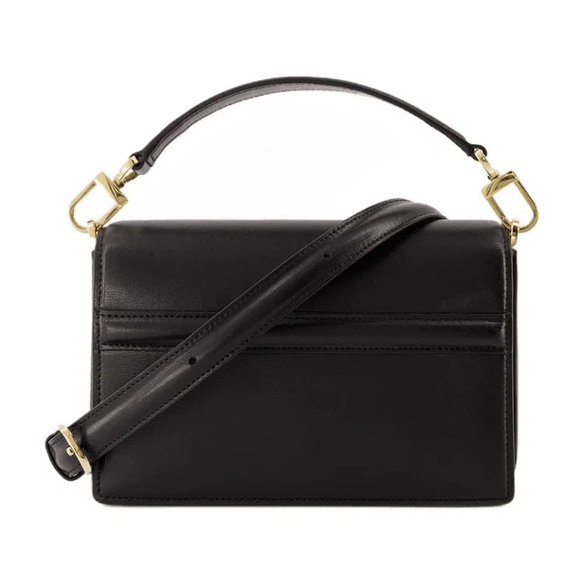 TOTEME Shoulder Bag — Black Cowhide in Black Leather from HEWI