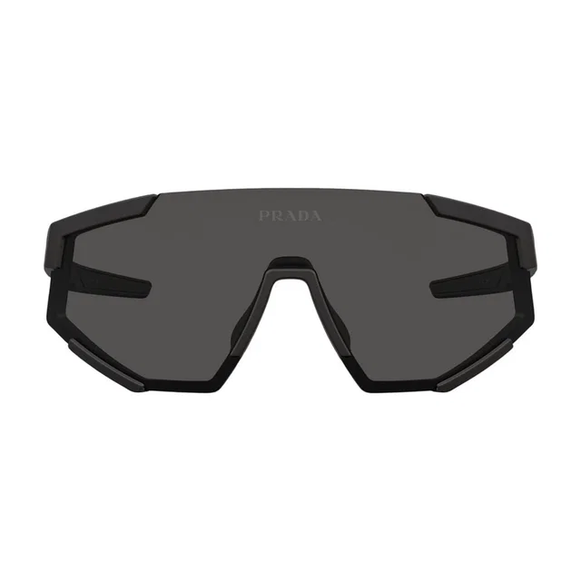 Prada 0ps04ws-Dg006f39 Tinted Lens Shield Sunglasses — Black Acetate in Black from HEWI