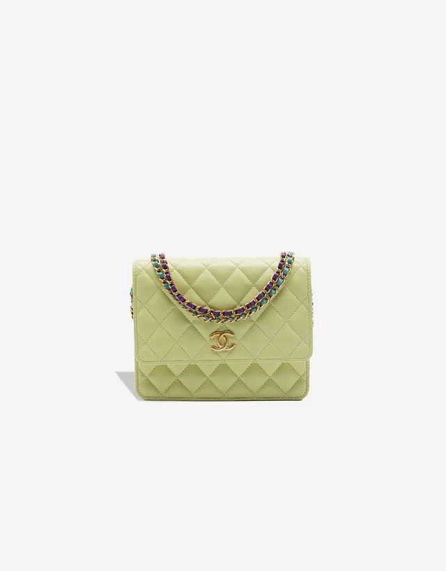 Chanel Timeless Wallet On Chain Caviar Green in Green Caviar leather from SACLÀB