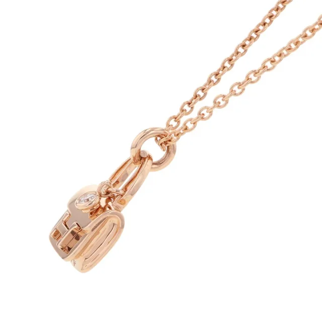 Hermès Constance Amulette Necklace 1PD 18K Pink Gold in Pink from GALLERY RARE, photo 2 of 11
