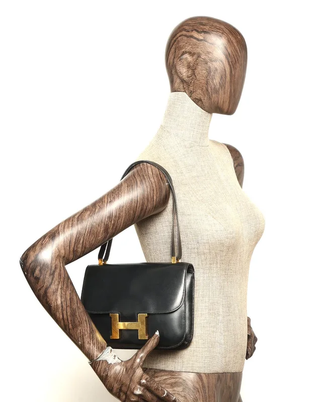 Hermès Box Constance 23 Shoulder Bag in Box leather from A Retro Tale, photo 11 of 11