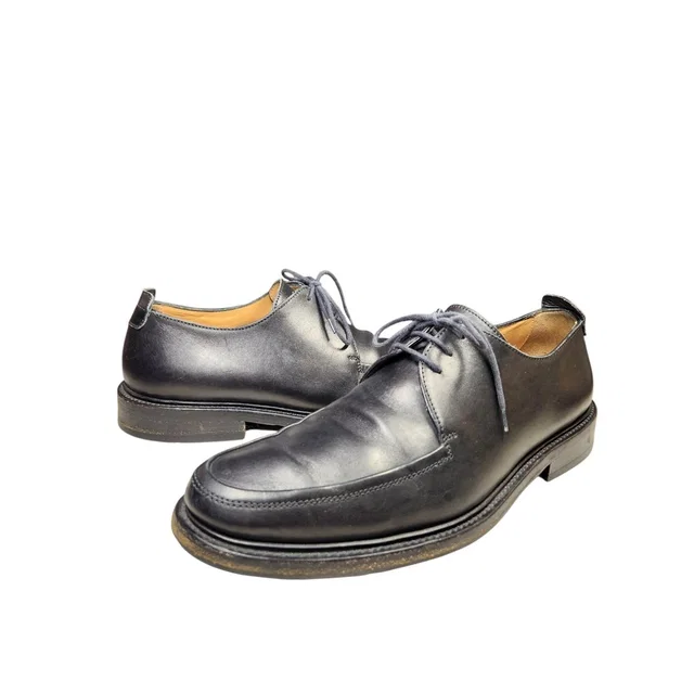 Bally Orbin Black Leather Apron Toe Derby Shoes Luxury Swiss Classic Oxfords 9 in black Leather from Poshmark