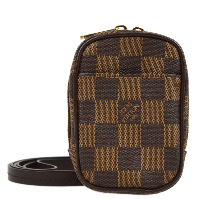 Louis Vuitton 2007 Damier Etui Okapi PM Camera Case N61738 in Canvas from AMORE Vintage Tokyo