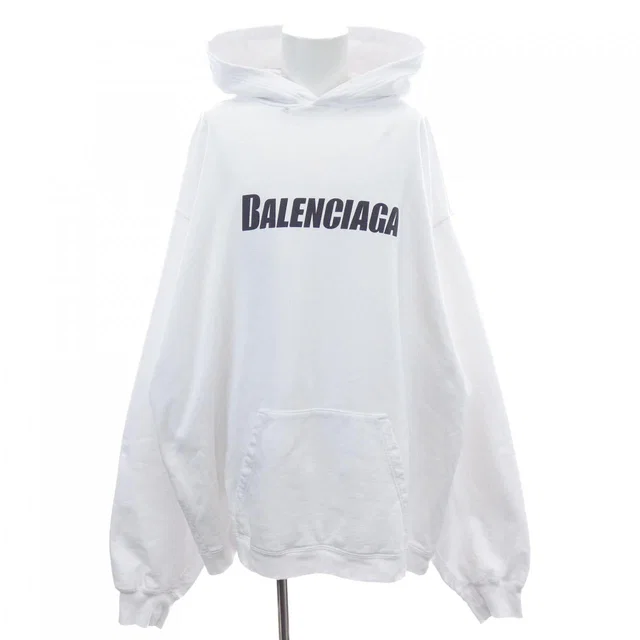 Balenciaga DESTROYED LOGO PRINT Hoodie from LuxUness