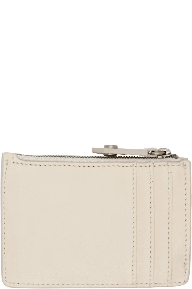 Vivienne Westwood Off-White Slim Long Card Holder, photo 2 of 2 from SSENSE