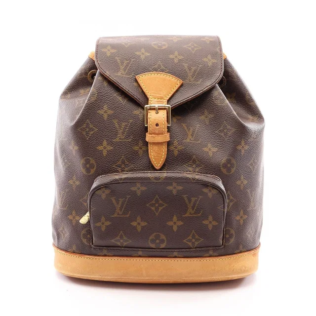 Louis Vuitton Backpack Montsouris MM Monogram Leather in Leather from The Reluxe