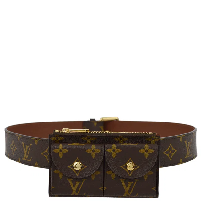 Louis Vuitton 2011 Ceinture Pochette Duo Waist Bum Bag M9836 #90/36 in Coated canvas from AMORE Vintage Tokyo