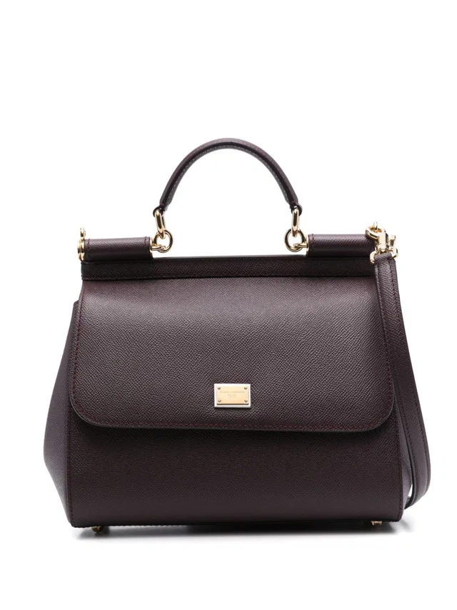 Dolce & Gabbana Sicily Shoulder Bag — Brown in Brown Leather from HEWI