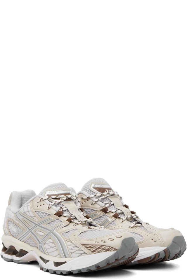 ASICS Beige & Gray Gel-Nimbus 10.1 Sneakers, photo 4 of 5 from SSENSE