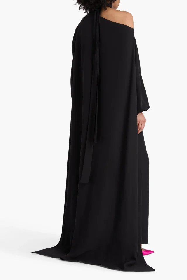 Valentino Garavani Cape-Effect Silk Crepe de Chine Jumpsuit, photo 3 of 4 from THE OUTNET