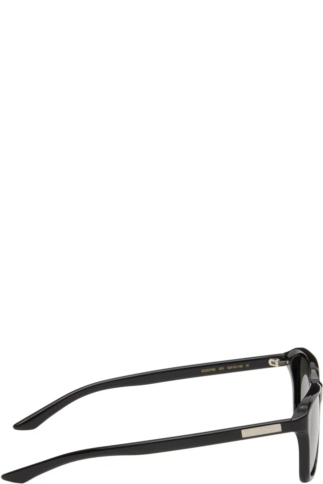 Gucci Black Institutional Logo Sunglasses, photo 2 of 3 from SSENSE