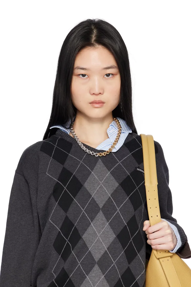 OUIE Silver & Gold Keychain Necklace, photo 2 of 3 from SSENSE