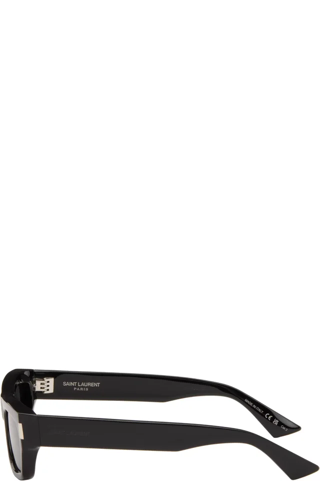 Saint Laurent Black SL 837 Sunglasses, photo 3 of 4 from SSENSE