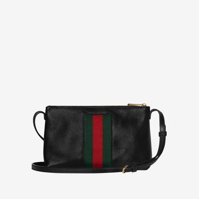 Gucci Horsebit Shoulder Bag — Black Leather in Black Leather from HEWI