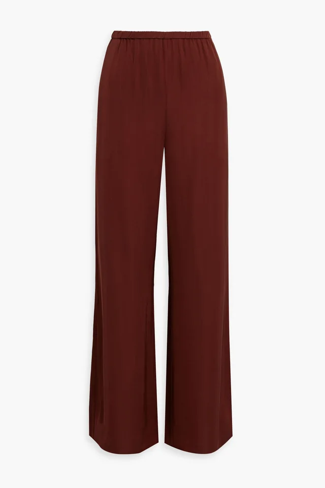 Diane von Furstenberg Gianna Charmeuse Wide-Leg Pants from THE OUTNET, photo 1 of 1